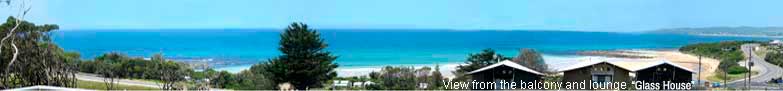 View - of Apollo Bay from the balcony